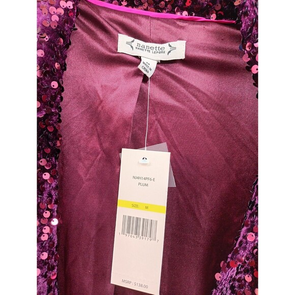 Nanette Lepore Sequin Blazer Size Medium - Picture 3 of 3
